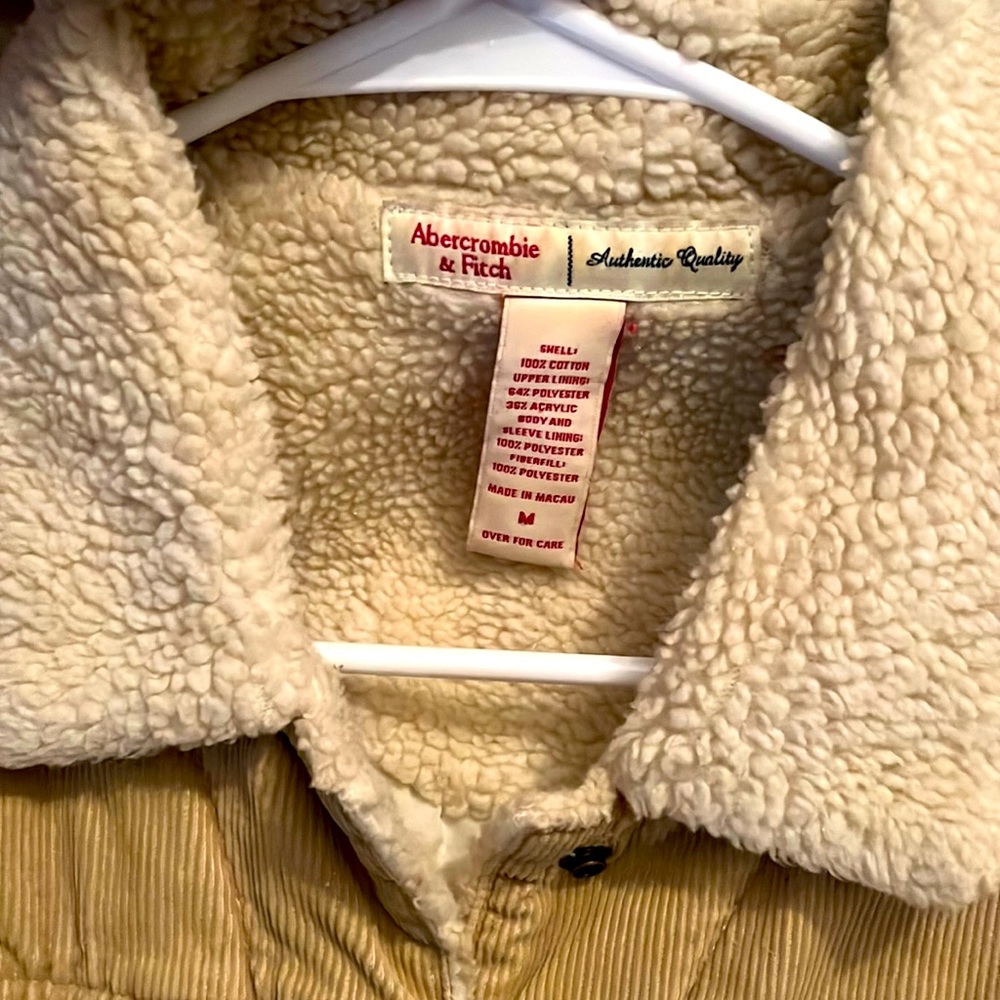 Abercrombie & Fitch Tan wool women jacket